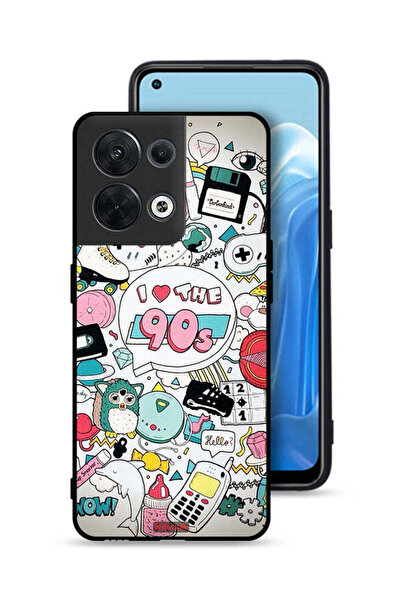 Tolwak غطاء حماية لهاتف Oppo Reno8 5G - أحب التسعينيات