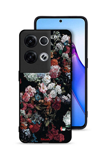 Tolwak غطاء حماية لهاتف Oppo Reno8 Pro Plus 5G بنقشة الورود العتيقة