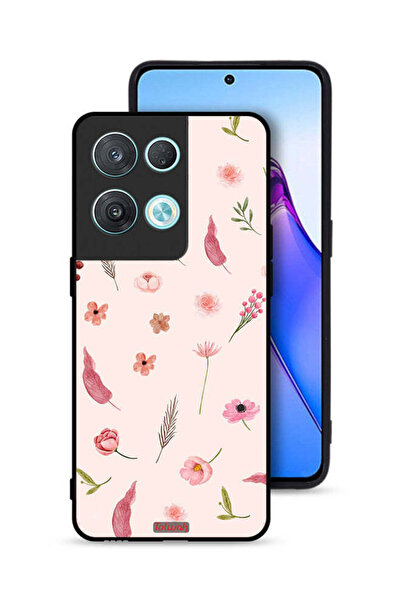 Tolwak غطاء حماية لهاتف Oppo Reno8 Pro 5G بنقشة أوراق وورود