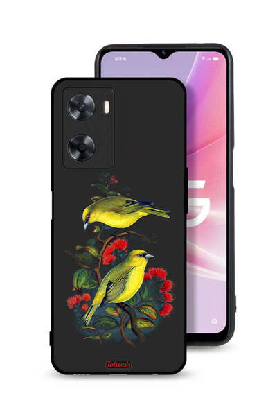 Tolwak غطاء حماية لهاتف Oppo A57s بنقشة طيور