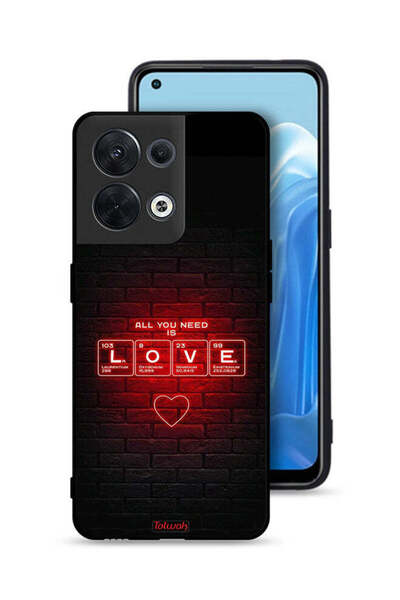 Tolwak غطاء حماية لهاتف Oppo Reno8 5G كل ما تحتاجه هو الحب