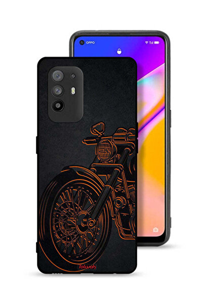Tolwak Oppo A95 5G Protective Case Cover Vintage Bike
