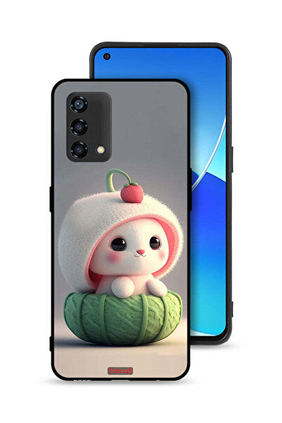 Tolwak غطاء حماية لهاتف Oppo Reno6 Lite - أرنب صغير لطيف