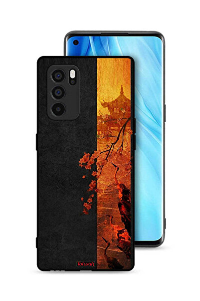 Tolwak غطاء حماية لهاتف Oppo Reno6 Pro 5G بألوان الخريف الفنية
