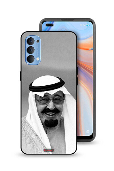 Tolwak غطاء حماية لهاتف Oppo Reno4 4G صورة الملك عبدالله مبتسمًا