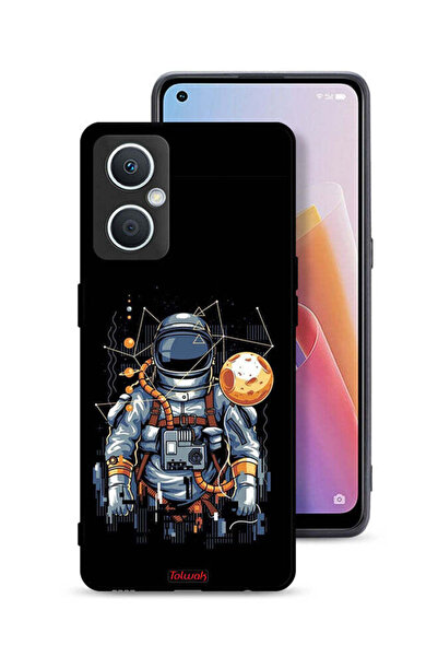 Tolwak غطاء حماية Oppo A96 5G (الصين) بتصميم رائد فضاء تجريدي