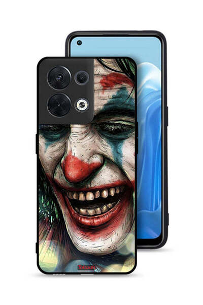 Tolwak غطاء حماية لهاتف Oppo Reno8 5G بوجه الجوكر الضاحك