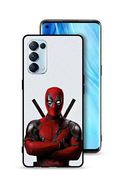 Tolwak غطاء حماية لهاتف Oppo Reno5 Pro 5G بتصميم Deadpool