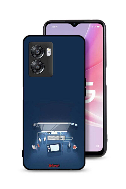 Tolwak غطاء حماية لجهاز OnePlus Nord N300 - فن مكتب الكمبيوتر