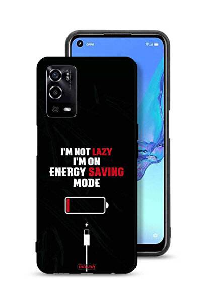 Tolwak غطاء حماية لهاتف Oppo A55 4G أنا لست كسولاً، أنا في وضع توفير الطاقة