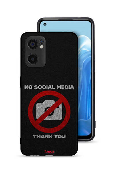 Tolwak غطاء حماية لهاتف Oppo Reno7 SE 5G لا توجد وسائل تواصل اجتماعي شكرًا لك