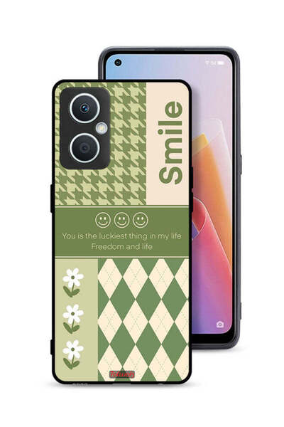Tolwak جراب حماية لهاتف Oppo A96 5G (الصين) الابتسامة هي أسعد شيء في حياتي