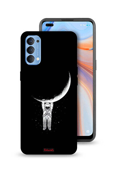 Tolwak غطاء حماية لهاتف Oppo Reno4 4G معلق على سطح القمر