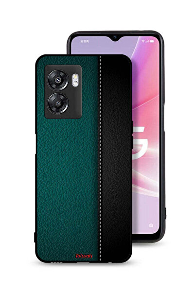 Tolwak Oppo A57 5G Protective Case Cover Leather Pattern