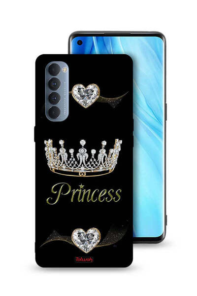 Tolwak غطاء حماية لهاتف Oppo Reno4 Pro 4G بتصميم الأميرة