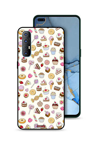 Tolwak غطاء حماية لهاتف Oppo Reno3 Pro 4G بنمط العناصر المفضلة