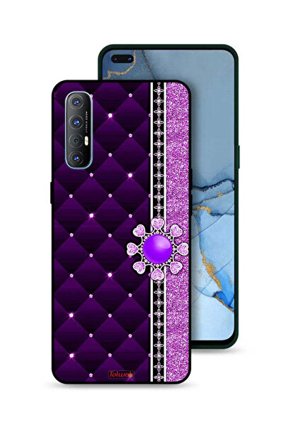Tolwak غطاء حماية لهاتف Oppo Reno3 Pro 4G بقلوب لامعة
