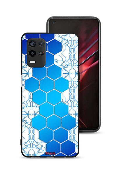 Tolwak غطاء حماية لهاتف Oppo K9x بأيقونات سداسية الشكل على شكل خلية نحل