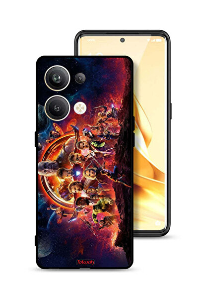 Tolwak غطاء حماية لهاتف Oppo Reno9 Pro Plus 5G Avengers