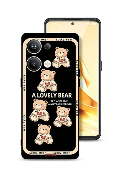 Tolwak غطاء حماية لهاتف Oppo Reno9 Pro Plus 5G - دب جميل