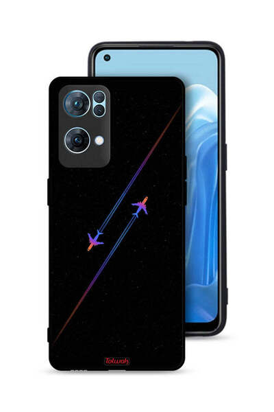 Tolwak غطاء حماية لهاتف Oppo Reno7 Pro 5G برسومات طائرات