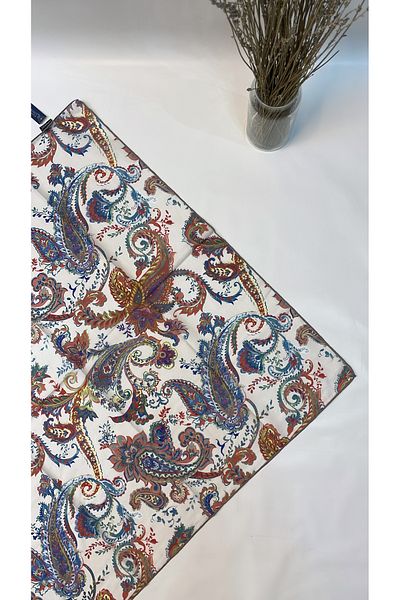 Onur Scarf - Natural Organic Scarf Shawl Ethnic Pattern Pastel Colors Comfortable Use Quality Scarf