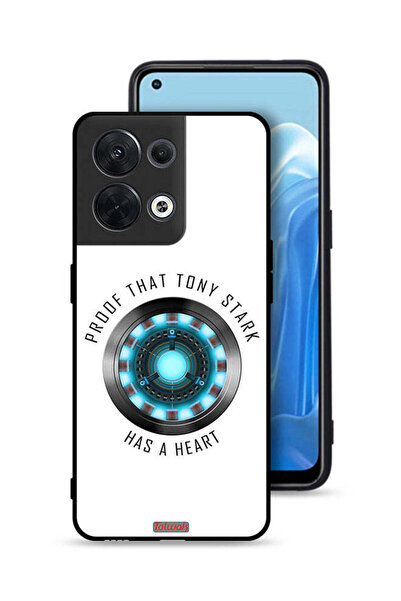 Tolwak غطاء حماية لهاتف Oppo Reno8 5G دليل على أن توني ستارك لديه قلب