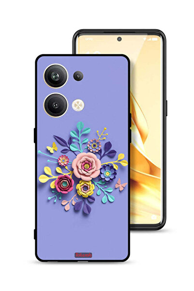 Tolwak غطاء حماية لهاتف Oppo Reno9 Pro Plus 5G برسومات زهور