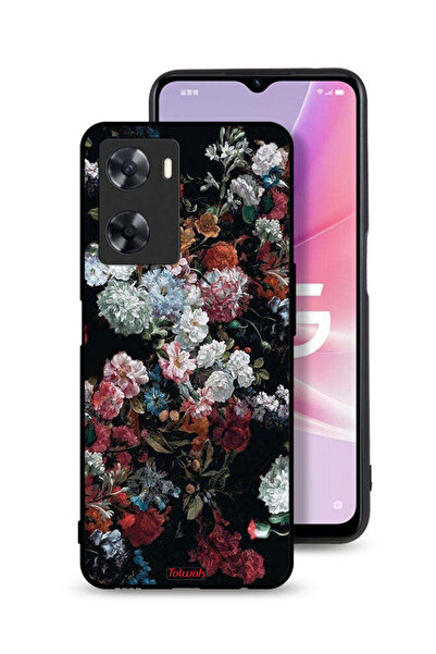 Tolwak غطاء حماية لهاتف Oppo A57s بنقشة ورود عتيقة