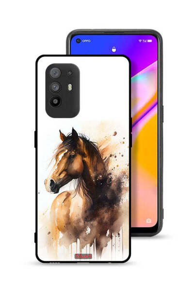 Tolwak غطاء حماية Oppo A95 5G بتصميم حصان تجريدي