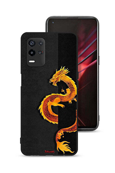 Tolwak Oppo K9x Protective Case Cover Dragon Art