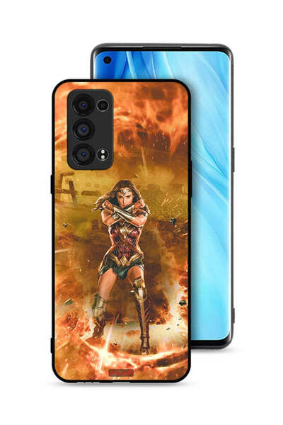 Tolwak غطاء حماية لهاتف Oppo Reno6 Pro Plus 5G - Wonder Women
