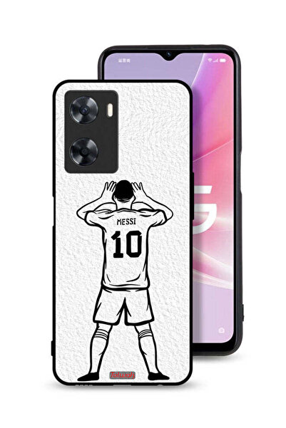 Tolwak غطاء حماية لهاتف Oppo A57s - رسم ميسي