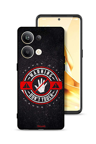 Tolwak غطاء حماية لهاتف Oppo Reno9 Pro Plus 5G تحذير: لا تلمسه