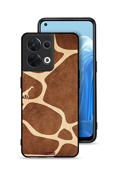 Tolwak غطاء حماية لهاتف Oppo Reno8 5G بنقشة زرافة