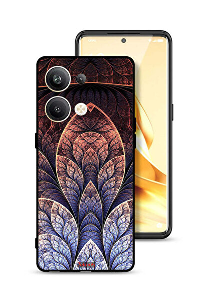 Tolwak غطاء حماية لهاتف Oppo Reno9 Pro Plus 5G بتصميم زهور كسورية تجريدية