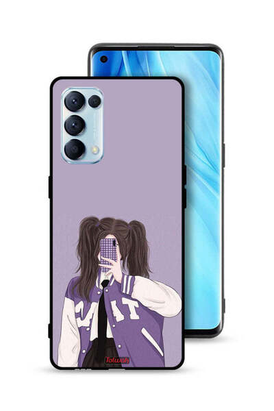 Tolwak غطاء حماية لهاتف Oppo Reno5 Pro 5G لالتقاط صور سيلفي