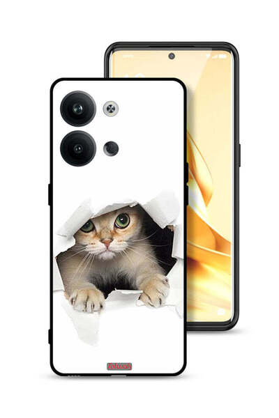 Tolwak غطاء حماية لهاتف Oppo Reno9 5G بتصميم قطة