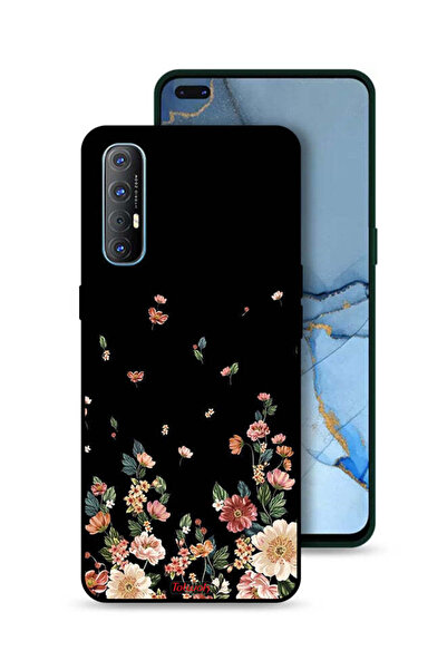 Tolwak غطاء حماية لهاتف Oppo Reno3 Pro 4G مزين بزهور صغيرة في الأسفل