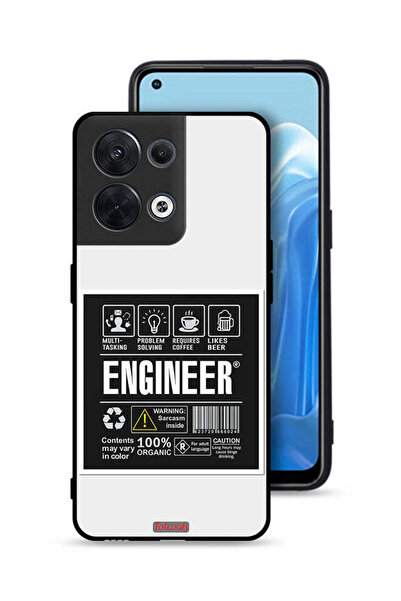 Tolwak غطاء حماية لهاتف Oppo Reno8 5G - ملصق مهندس