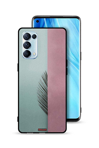 Tolwak غطاء حماية لهاتف Oppo Reno5 Pro 5G بأوراق نصفية