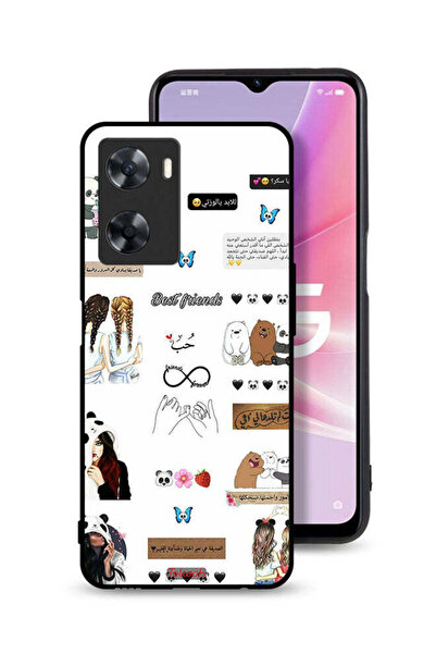 Tolwak غطاء حماية لهاتف Oppo A57s مع اقتباسات وملصقات باللغة العربية