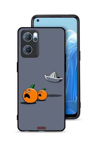 Tolwak غطاء حماية لهاتف Oppo Reno7 5G بتصميم فني رقمي بسيط وفكاهي