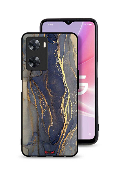 Tolwak غطاء حماية لهاتف Oppo A57s بنمط رخامي لامع