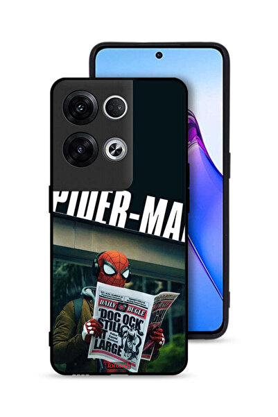 Tolwak غطاء حماية لهاتف Oppo Reno8 Pro Plus 5G سبايدرمان يقرأ صحيفة