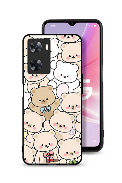 Tolwak غطاء حماية لهاتف Oppo A57s بنقشة الدببة