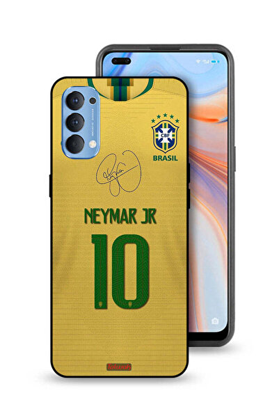 Tolwak غطاء حماية لهاتف Oppo Reno4 4G بتصميم نيمار جونيور 10