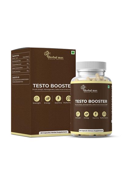HERBAL MAX Testo Booster 60 capsules