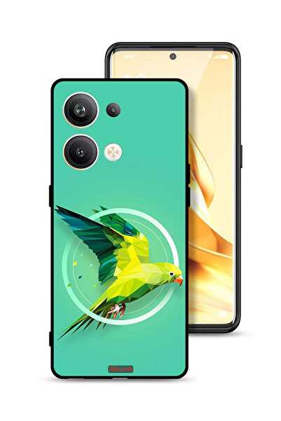 Tolwak غطاء حماية لهاتف Oppo Reno9 Pro Plus 5G بطبعة فن تجريدي ببغاء