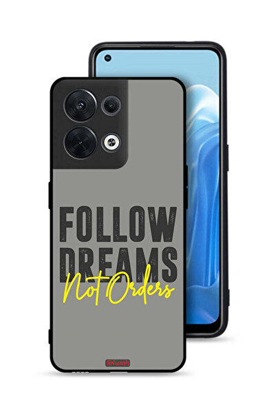 Tolwak غطاء حماية لهاتف Oppo Reno8 5G اتبع الأحلام وليس الأوامر